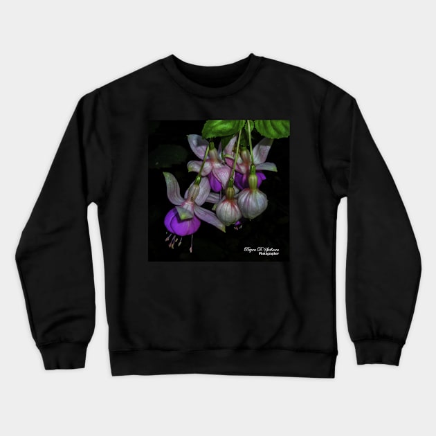 Fuchsia Cluster Crewneck Sweatshirt by mtbearded1